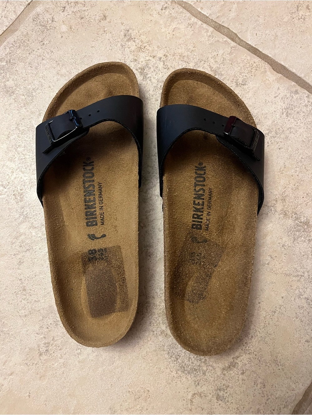 Birkenstock Madrid size 38 black